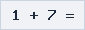 Captcha Mathématique